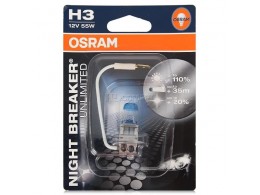 Лампа Osram H3 12V 55W NIGHT BREAKER UNLIMITED+110% (1шт)